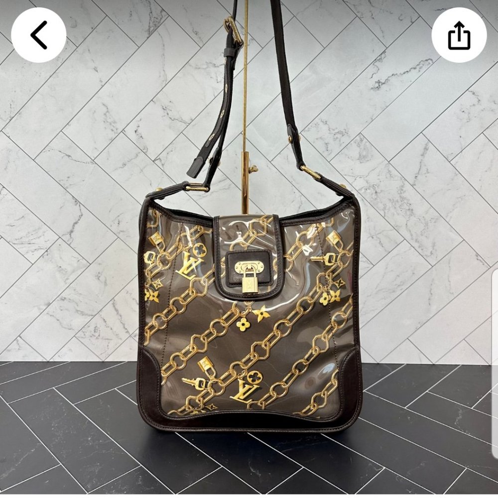 2006 Louis Vuitton Limited Edition Monogram Lock & Charms Musette PVC Bag